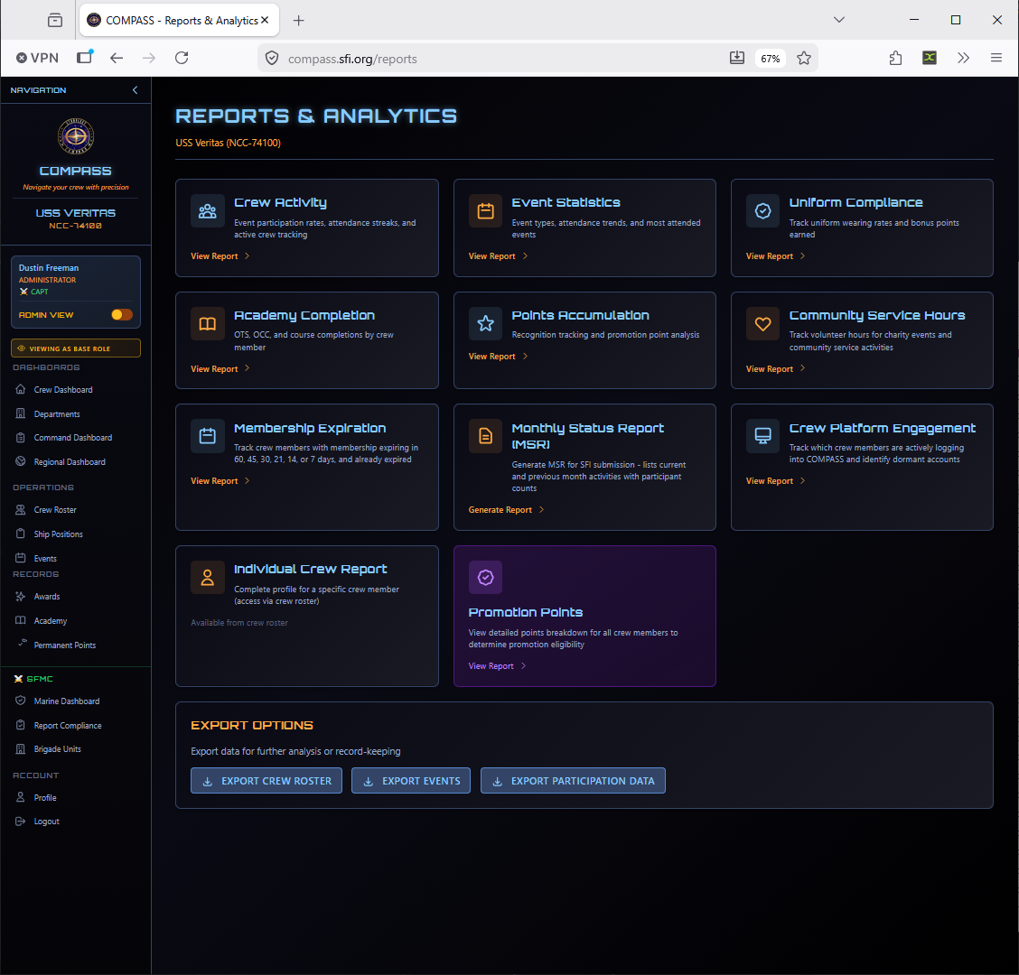 Reports & Analytics — overview